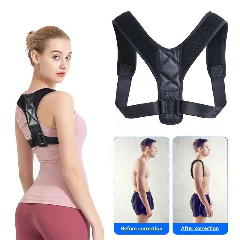 Brace Support Belt Adjustable Back Posture Corrector Clavicle Spine Back Shoulder Lumbar Posture Correction