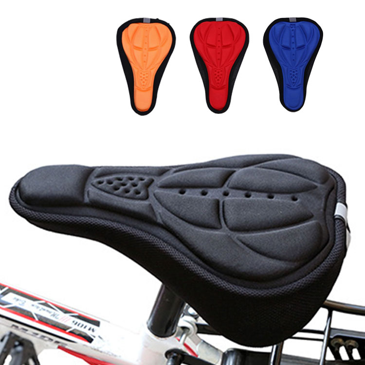 Silicone csaddle cyclisme v lo 3d couvre matelas Cycling 3D Pad MTB Bike Bicycle Seat Cover Cushion