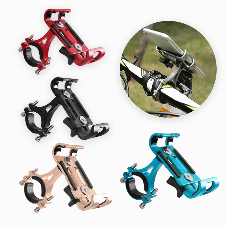 Bicycle Motorcycle Bike Phone Holder Anti-slip 360 Degrees Adjustable Rotatable Phone Holder Bike Phone Stands