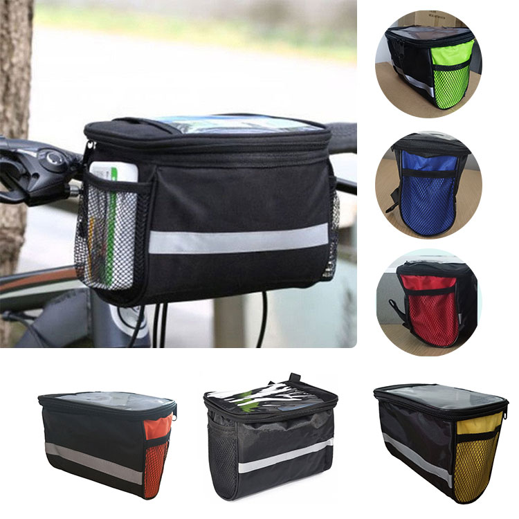 Bicycle Front Handlebar Bag Outdoor Cycling Bike Phone Mount Bags