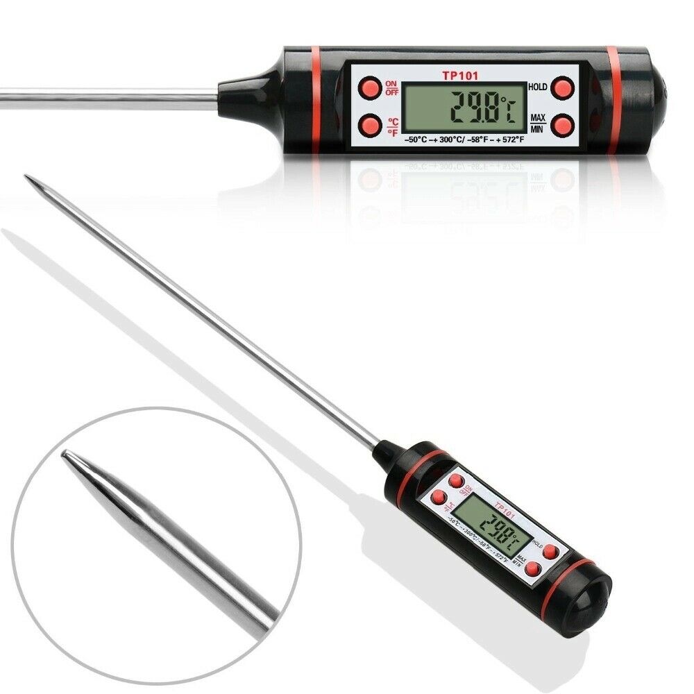 Instant Read Digital Kitchen Cooking Grill Food Meat Thermometer