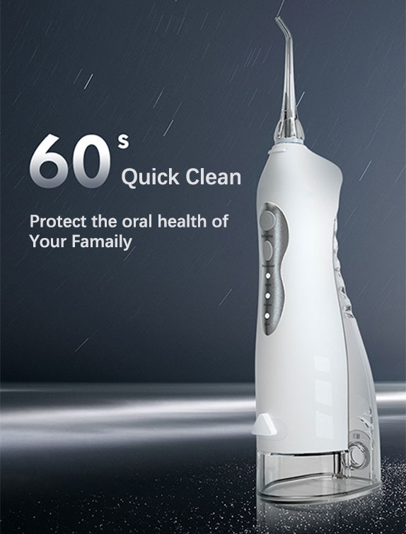 Electric Oral Irrigator Cordless Water Flosser Professional For Teeth Braces Dental Floss Flosser Water Pick Teeth Cleaner
