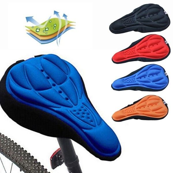 Silicone gel pad csaddle cycling v lo 3d mattress covers Cycling 3D Pad MTB Bike Bicycle Seat Cover Cushion