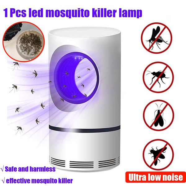 1 Pcs USB Powered Electric Photocatalytic Anti Mosquito Killer Lamp UV Photocatalys Bug Insect Trap Light Pest Control Repellent