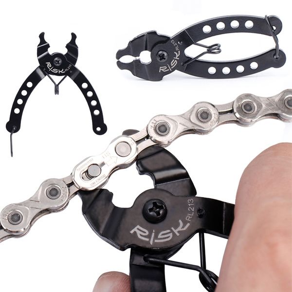 Mini Chain Quick Link Tool Bicycle Chains Link Plier Mountain Bike Chain Clamp Magic Buckle Removal Installation Hand Tools