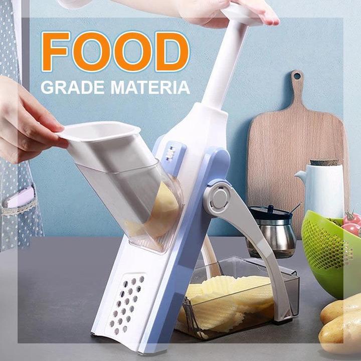Chopping Artifact Set Multi-function Slicer for Kitchen Stand Fruit Vegetable Cutter with Multi Blade Food Chopper Garlic Masher