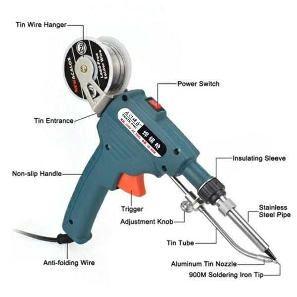 Hand-held Internal Heating Soldering Iron Automatically Send Tin Gun Soldering Station Welding Repai