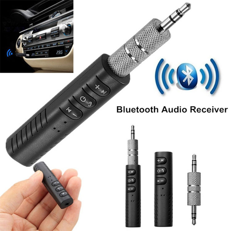 Universal USB Wireless Bluetooth 5.0 Transmitter Receiver 2 In1 Audio Adapter 3.5mm Aux for Car