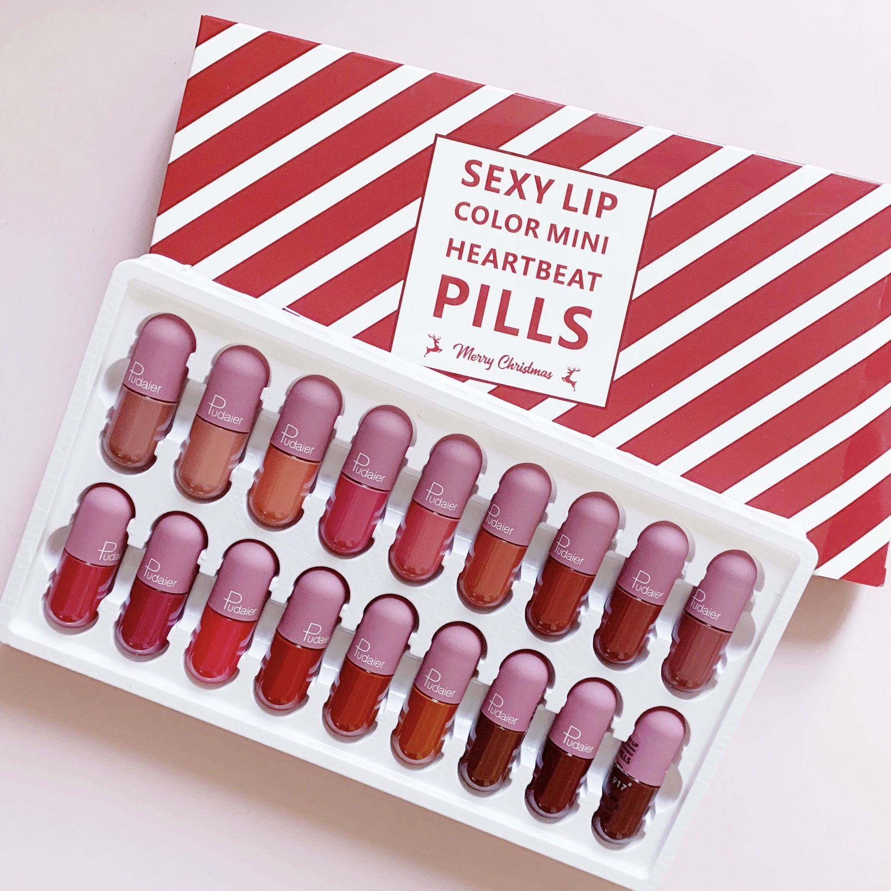 MINI Nude Matte Liquid Lipstick Red CAPSULE MATTE LIQUID LIPSTICK Lip Gloss