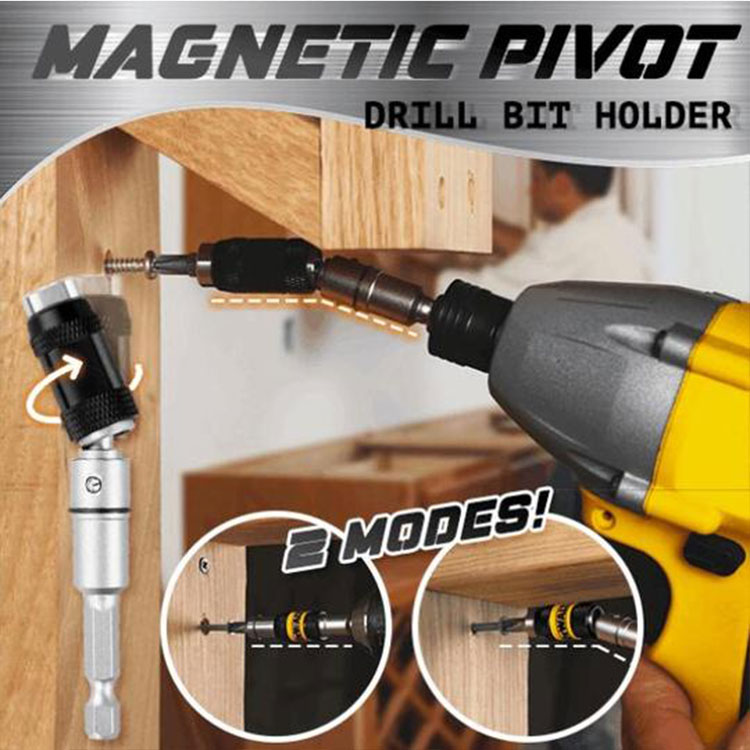 Magnetic Screw Drill Tip Drill Screw Tool Quick Change Locking Bit Holder Drive Guide Drill Bit Extensions Pivot Drill