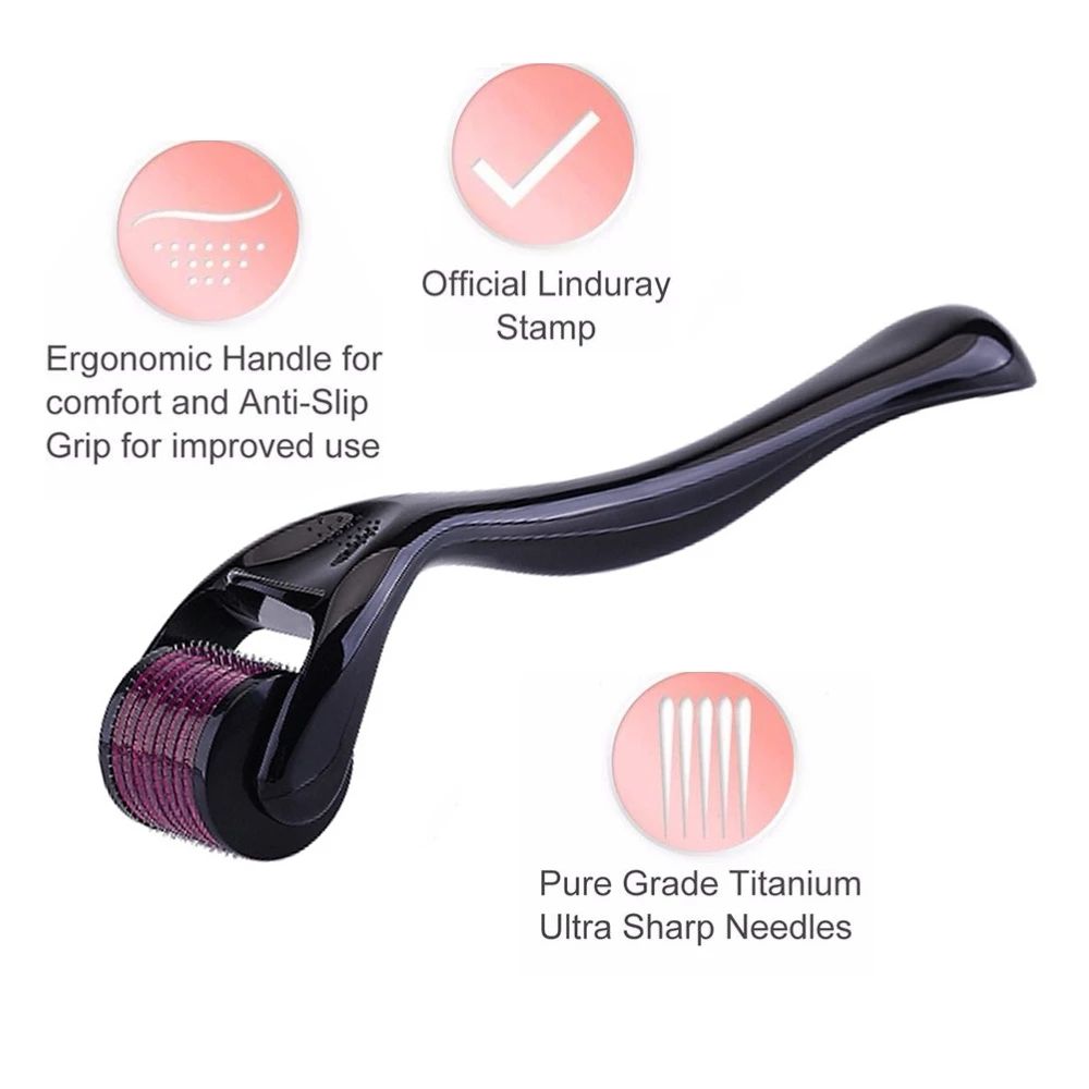 540 Needles, The Classics, Needle Length: 1.5mm-3mm Skin Care Derma Micro Needle Scars Acne Wrinkle Roller 