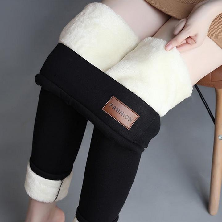 Winter leggings ladies velvet fleece lining Slim high waist tight-fitting ladies leggings warm pants warm leggings