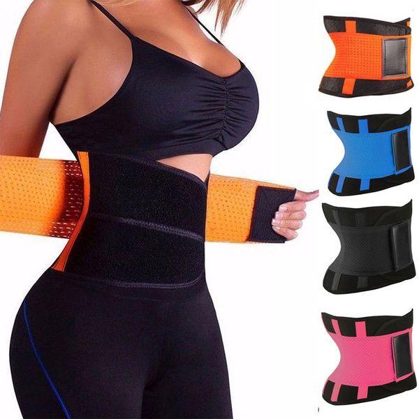 Women Body Shapers Unisex Waist Cincher Trimmer Tummy Slimming Belt Latex Waist Trainer Woman Postpartum Corset Shaper