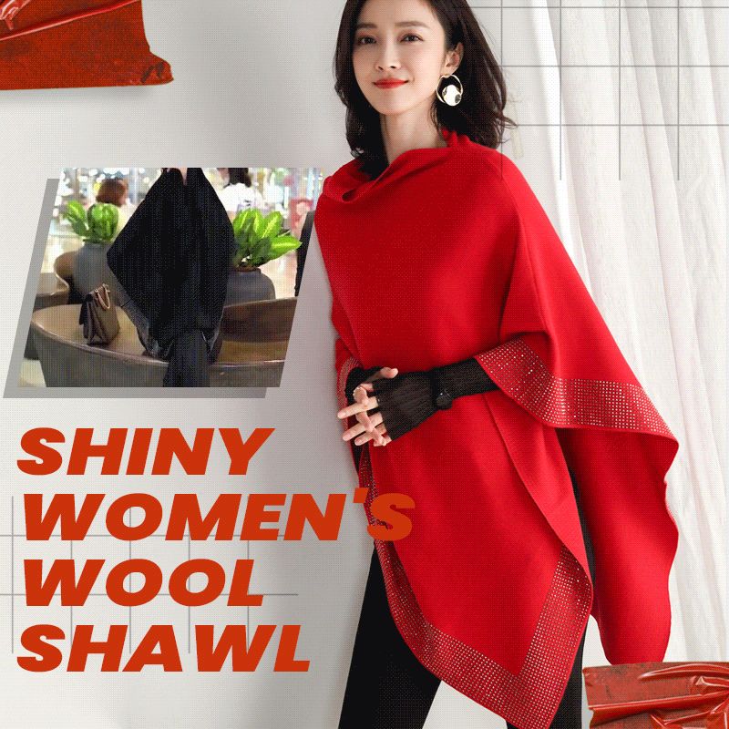 Luxury Shiny Embroidery Multicolor Wool Capes With Sleeves Warm Women Fringe Cashmere Coat Shawl Poncho For Winter Coat