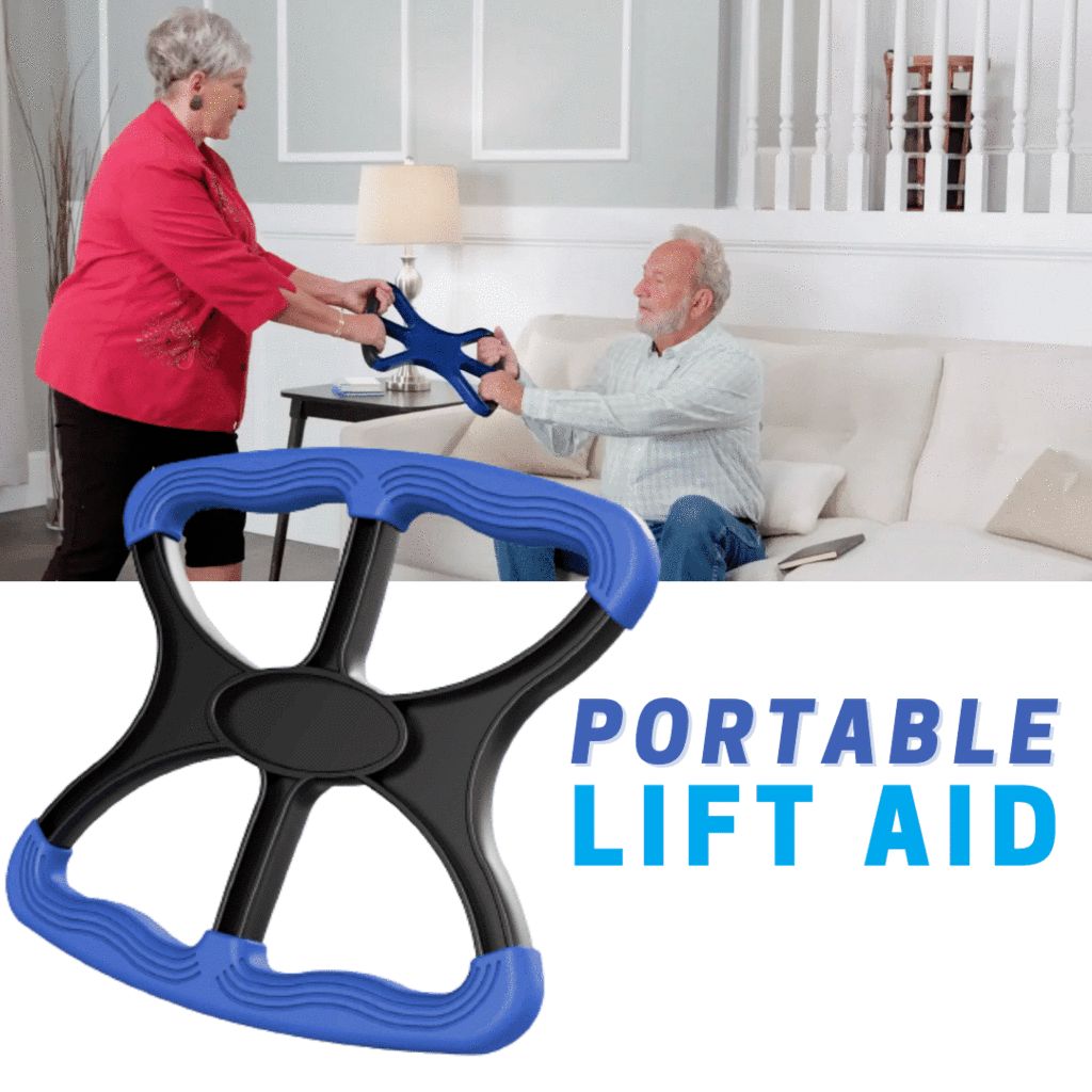  Auxiliary Standing Tool Aid-Handicap Bar With No-Slip Grip Handles Portable Lift Stand-up Assist Rod Non-slip Pull Handle