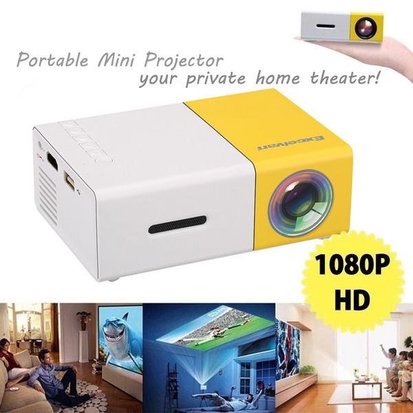 480*272p Support 1080p AV, USB, SD card, HDMI interface with Remote Control Remote Controller for Smartphone Laptop PC Home Theater Systems