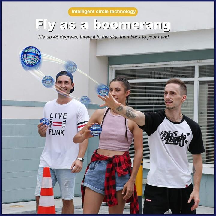 2021New Flynova PRO Flying Ball Kids Toy Spinner Toy MINI ufo flying toy Drone ball flying toys 360° Toys For Boys Gifts Fly Orb