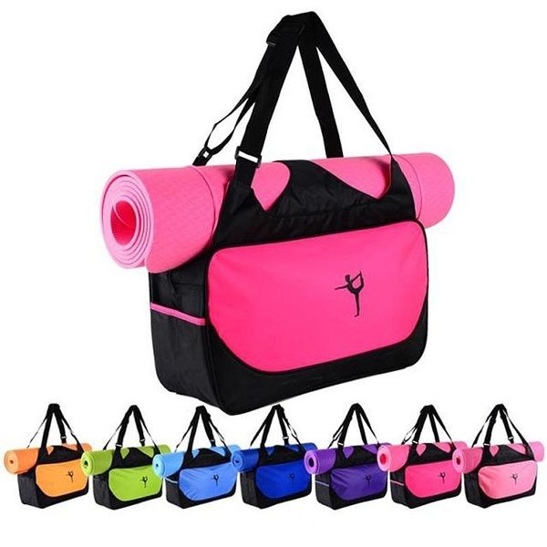 fitness mat sports bag shoulder bag waterproof yoga pilates mat case bag carriers (not include mat)