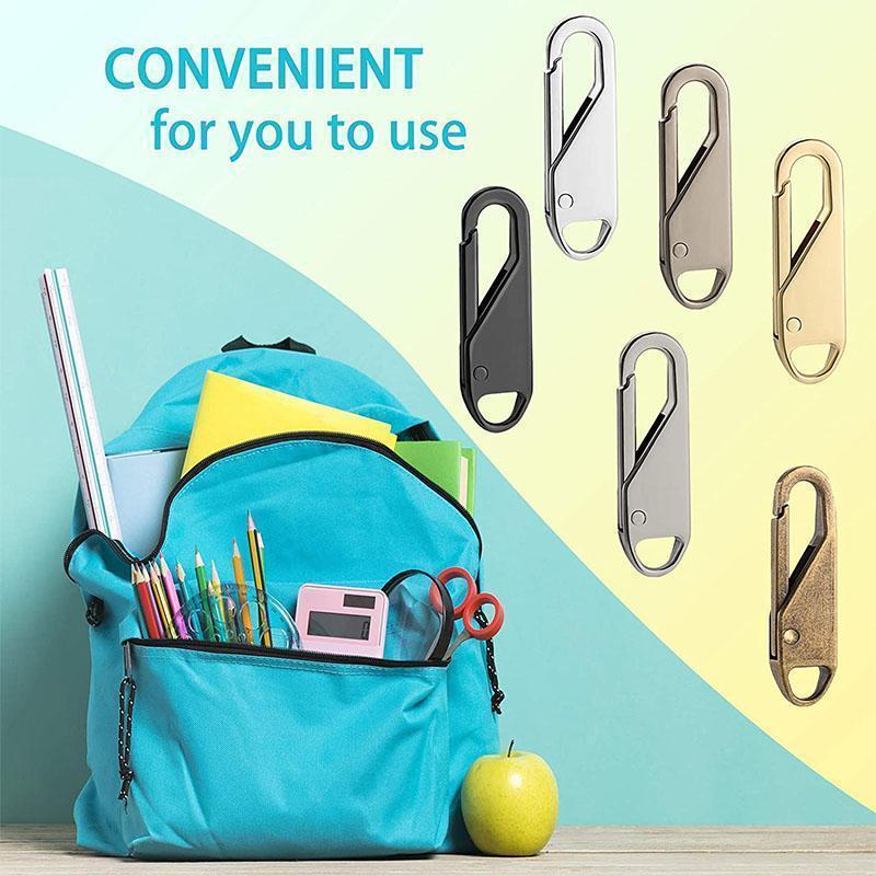 Alloy Universal Zipper Puller for Clothing Zip Fixer Removable Zipper Slider DIY Sewing Instant Repair Zipper For Bags