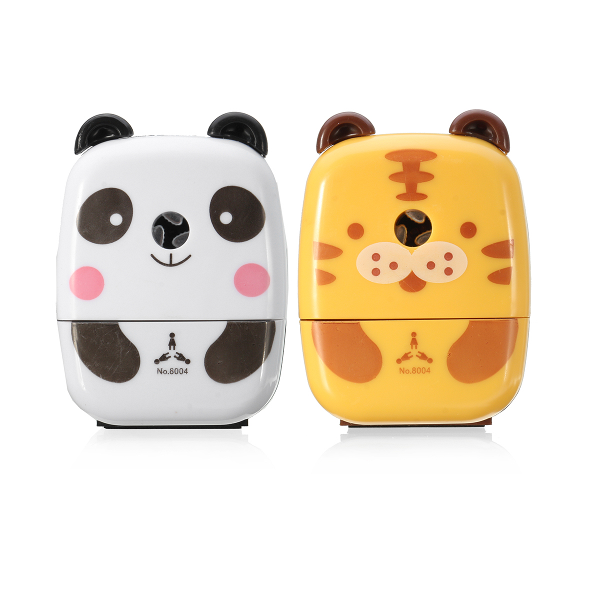 Practical Tiger Panda Animal Shaped Mini Manual Pencil Sharpener Gifts Office School Students Stationery Supplies