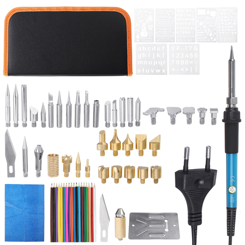 Paintbrush Engraving Soldering Iron Hot Flower Pyrography Electric Iron Welding Tool Carving Ironing Brush Pyrography Kit