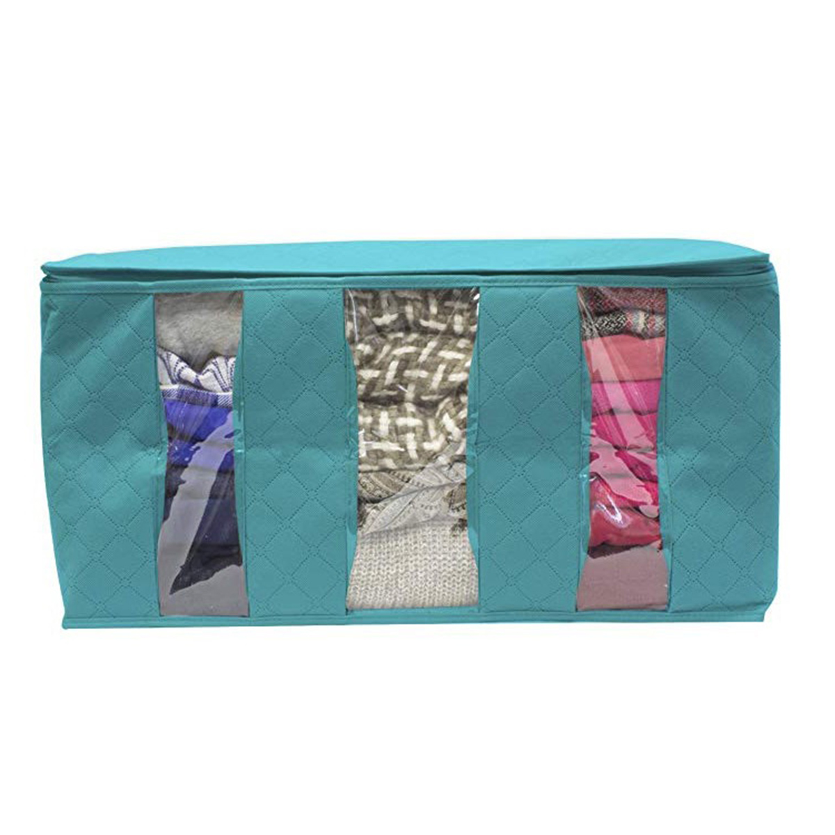 1 Pcs Desktop Organizer Non-woven Space Saver Clothes Quilt Blanket Storage Bag Box Organizer Portable