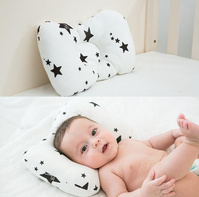 Bedding Baby Kids Pillow Anti Roll Sleeping Pillow Neck Head Baby Pillow