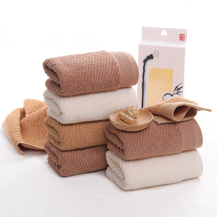 Manufacturers selling high-quality thick absorbent cotton in Xinjiang cotton towel for logo customized wholesale supermarket