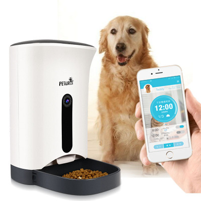Automatic Feeding Device Wifi Cat Dog Food Timing Quantitative Basin Intelligent Mini Speculative Pet