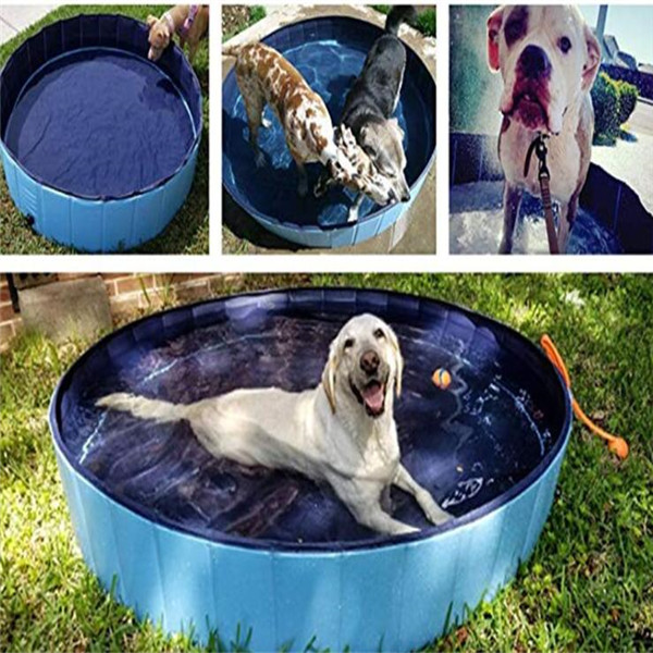 Foldable Pet Dog Swimming Pool Shower Bath Pool