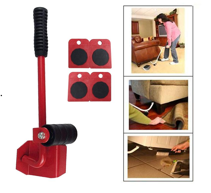 Professional Furniture Transport Moving Lifter Tool Mover Device 5PCS/Set