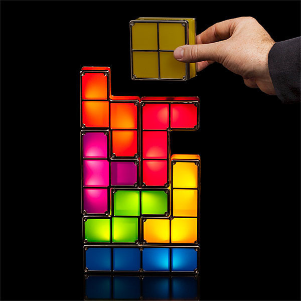 DIY Tetris Lamp Building Blocks Combination Three-dimensional Puzzle Charging Night Light Puzzle Jigsaw Table Lamp Usb Light
