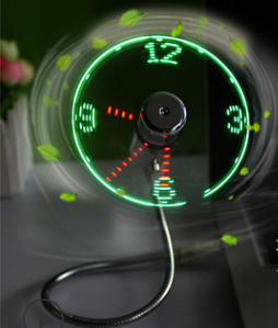 USB LED Fan Clock