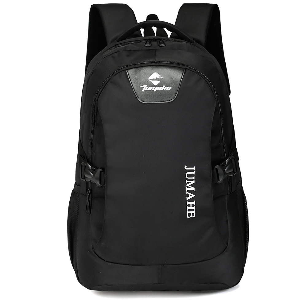 In the spring of 2021 new men's fashion simple cool black backpack backpack outdoor large capacity