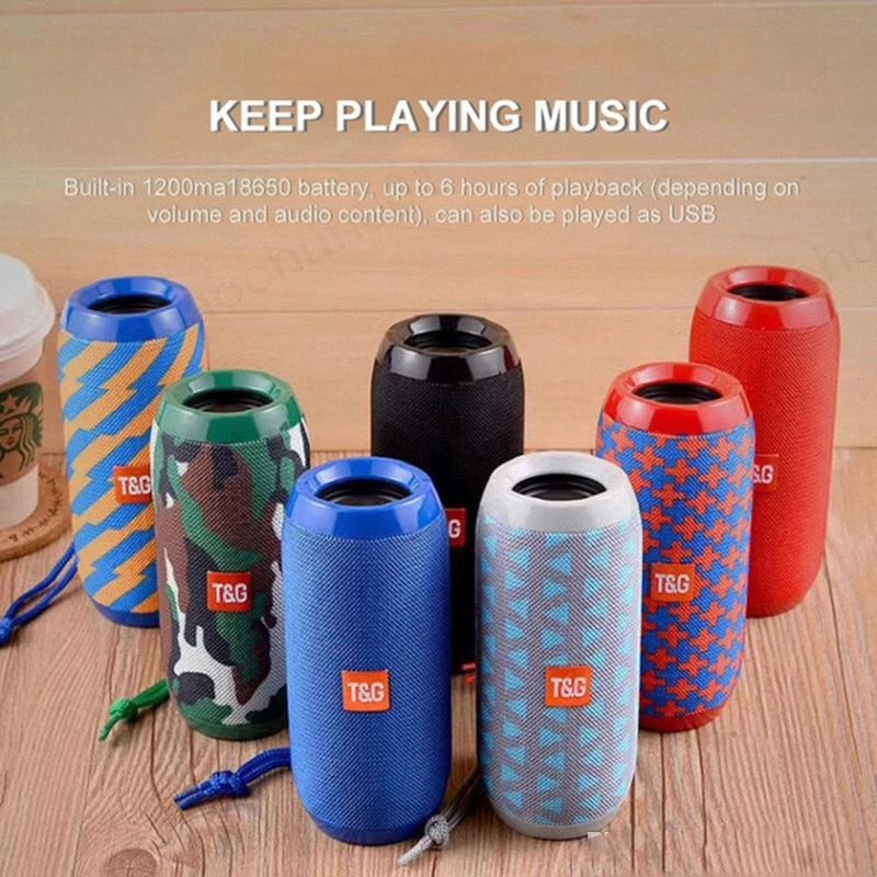Wireless Bluetooth Speaker 10W Waterproof Column Subwoofer Portable Speaker Soundbar