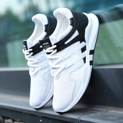 Breathable single net casual shoes trend small white shoes sports running shoes men's shoes