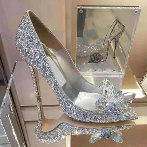 Cinderella crystal shoes
