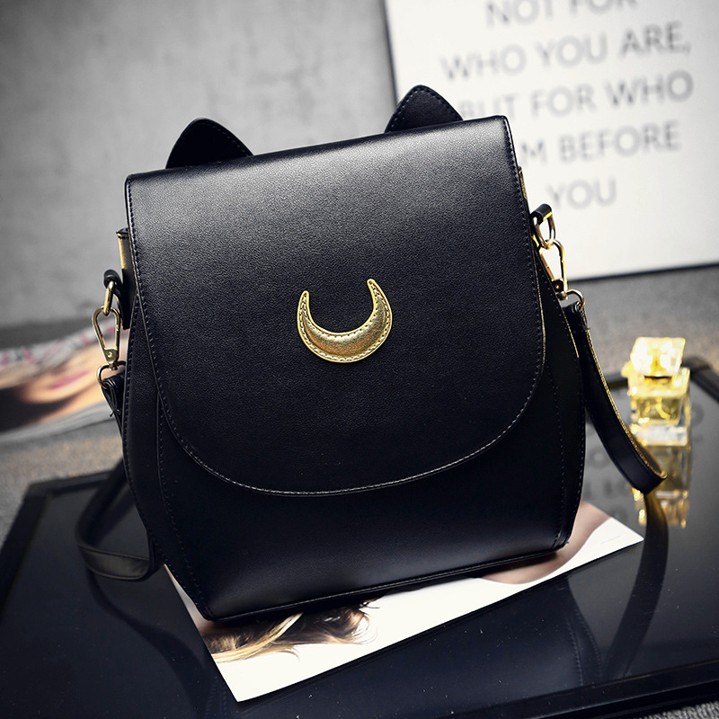 In the spring of 2021, the new version of sailor Luna bangalor Fashion Shoulder Bag Backpack kitten