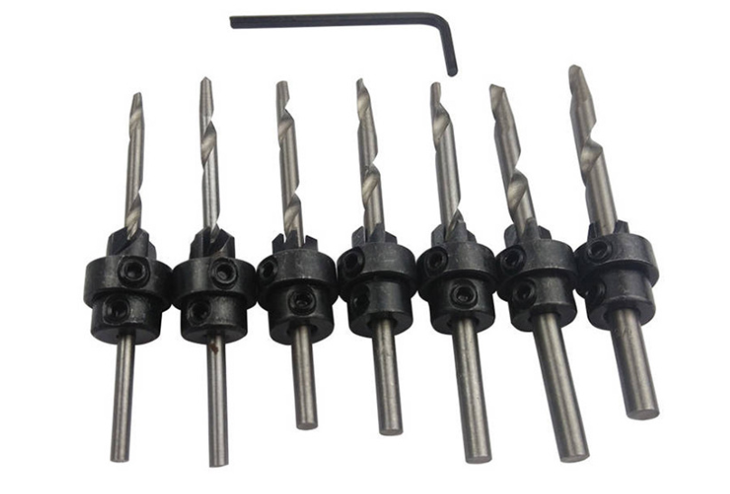 Woodworking Hole Opener Set Hex Screw Hardware Tool Sink Drill