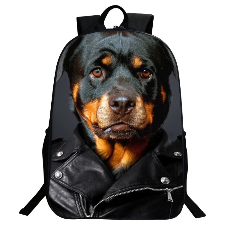 Dog pattern backpack