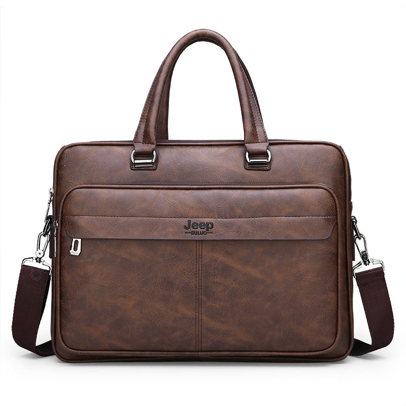 New Trendy Korean Business Briefcase Single Shoulder