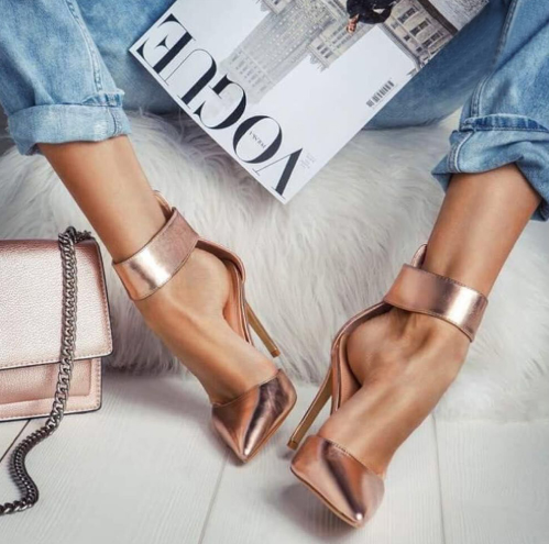 European and American new sandals explosions champagne single shoes