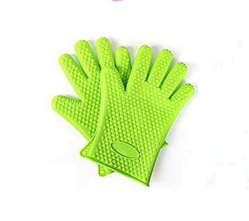  Food Grade Silicone Heat Resistant BBQ Glove Silicone Oven Mitts