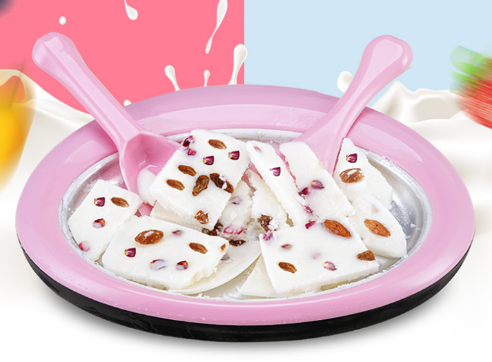 Hot home fried yogurt machine small mini children to do super ice cream frozen plate copy iron plate ice cream fried ice machine