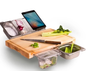Multi-function Cutting Board with Shelf