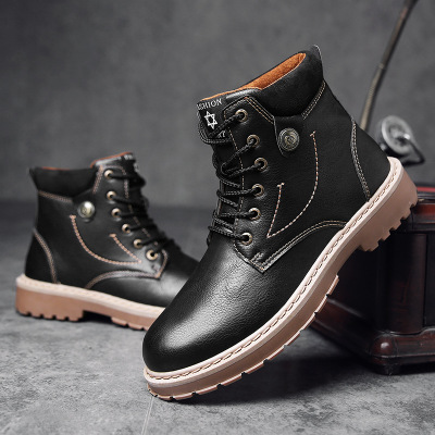 High-top Martin boots