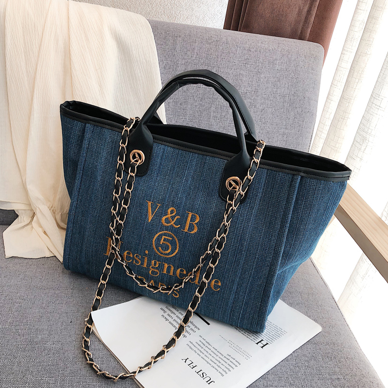 Canvas Tote Bag Europe and America Fashion Big Bag 2021 Tide New Shoulder Bags Short-distance Travel Bag