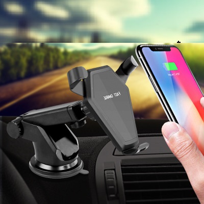 QI gravity vehicle mobile phone wireless charger S8X outlet suction car wireless charging bracket