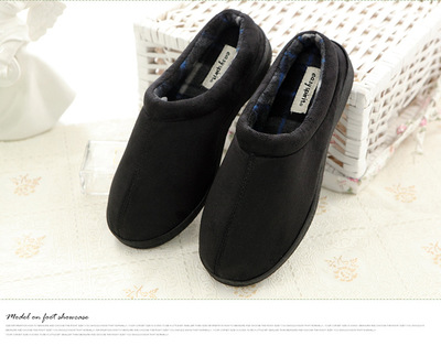 Warm Winter Mens Cotton Slippers Naizang Slip Bag With Cotton Slippers At Home