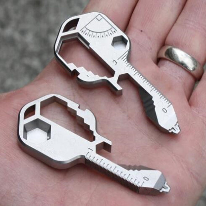 Multi Tool Key For The Modern Geek Featuring Tools Stainless Steel Tool Key Outdoor Cycling Portable Tool